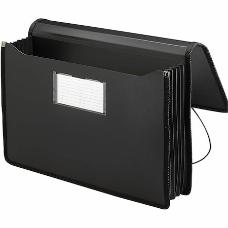 Smead Legal, Letter File Wallet, Black SMD71510