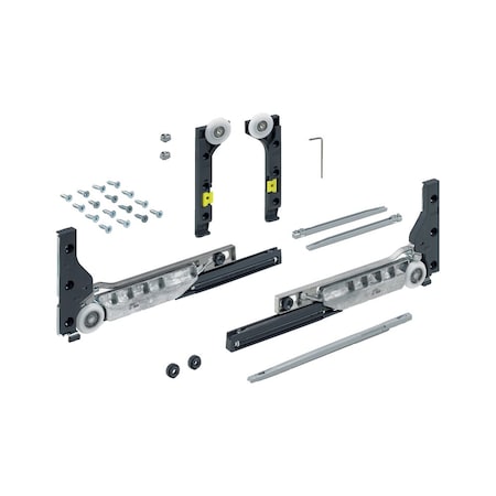 Hettich Hardware Set Soft Close f/ Single Door 9156338