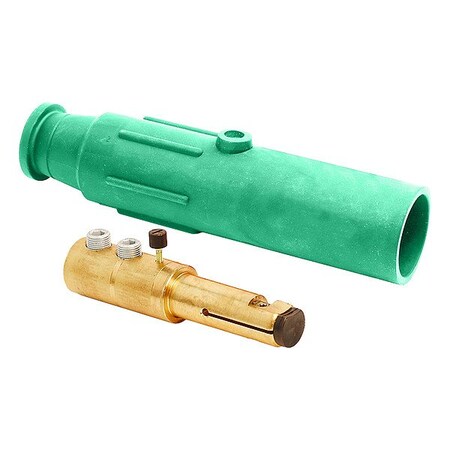 Leviton Single Pole Inline, 600 A, Male, Green 17D22-SG