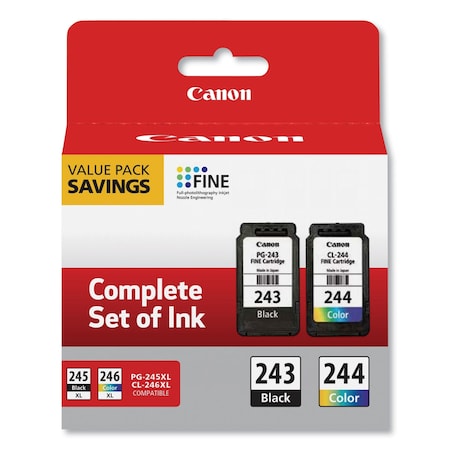 Canon Ink 1287C006 (CL-244; PG-243BK), Black/Color 1287C006