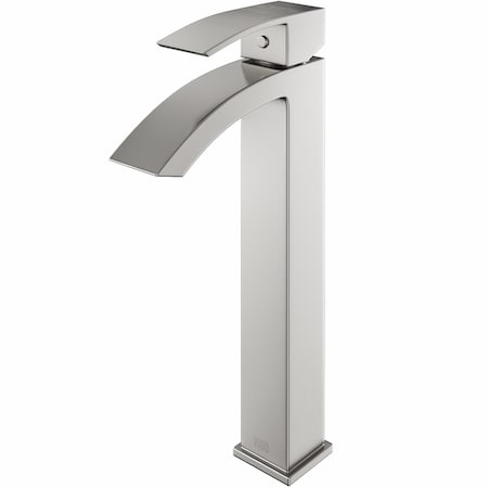 Vigo Duris Single Handle Single-Hole Bathroom Vessel Faucet in Brushed Nickel VG03007BN