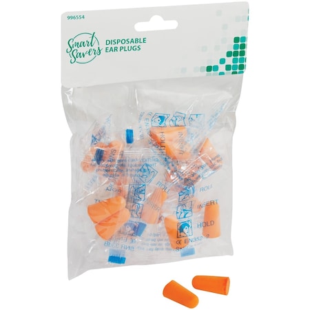 Smart Savers Foam Disposable Ear Plugs, 10-Pair 233113