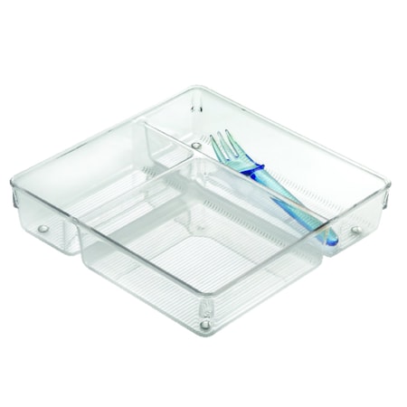 Idesign iDesign Linus 2 in. H X 9 in. W X 9 in. D Plastic Drawer Organizer 70031