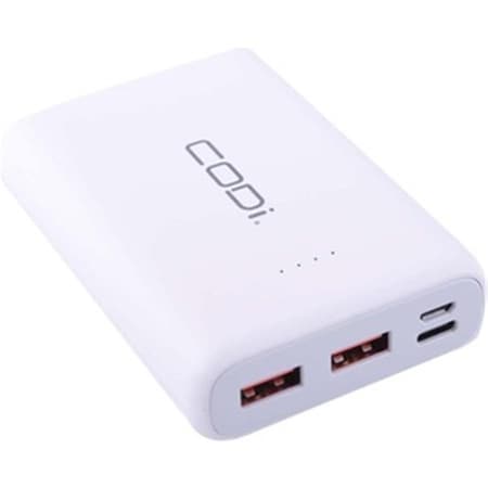 Codi Codi 10,000mAh Quick Charge PowerBank w/ USB-C, USB-A (x2), Micro-USB A03031