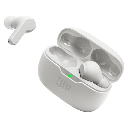 Jbl Vibe Beam True Wireless Earbuds, White JBLVBEAMWHTAM