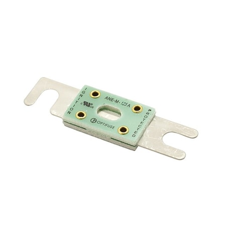 Optifuse Automotive Bolt-On Fuse, ANE-M Series, 40A to 600A, 125V DC ANE-M-125A