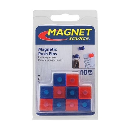 Magnet Source 10Ct Blu/Fushia Mag Pin 07511
