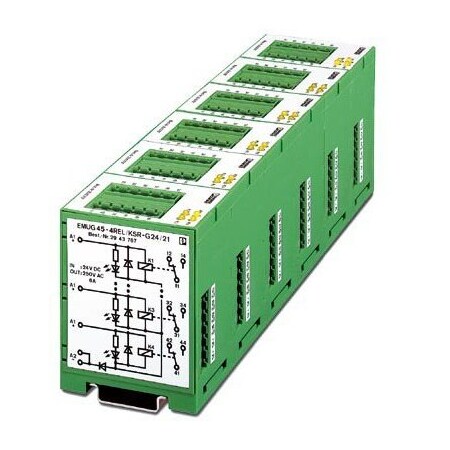 Phoenix Contact EMUG 45- 4REL/KSR-G 24/21 Relay module 2943767