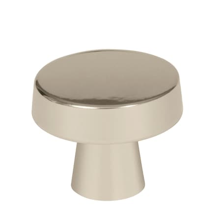 Amerock Blackrock 1-5/16 inch 33mm Diameter Polished Nickel Cabinet Knob 2000607