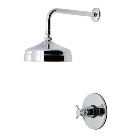 Kingston Brass Single-Handle Pressure Balanced Shower Faucet, Polished Chrome KB6331DXSO