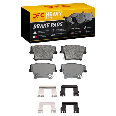 Dfc Heavy Duty Disc Brake Pad Set,  1214-1057-12