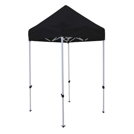 Showdown Displays 5 Ft  Economy Tent Kit (Unimprinted) - Black 241500-BLAC