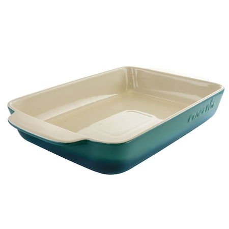 Crock-Pot Crock Pot Artisan 4 Quart Rectangular Stoneware Bake Pan in Gradient Teal 122309.01