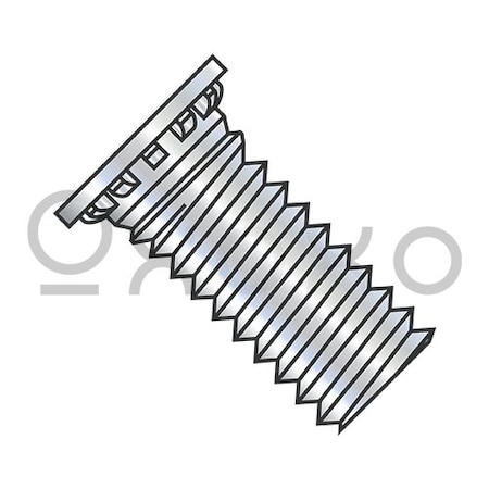 Oxoxo M6-1.0X26 Self Clinching Stud Full Thread Hardened Steel Heat Treat Zinc & Bake Metric, 1000PK 560700