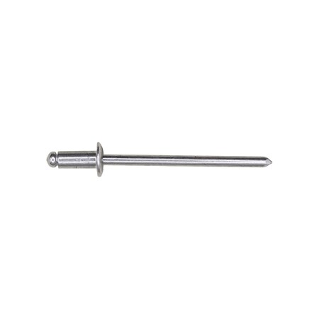 Auveco Pan-L Rivets Dome 1/4in Diameter 1/8in Grip 1/16in-1/8in, 100PK 8309