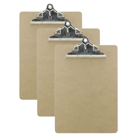 Charles Leonard Hardwood Clipboard, Letter Size, 3PK 89243
