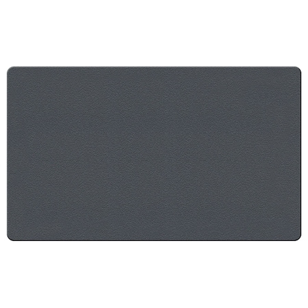 Ghent Fabric Bulletin Board 12"x48", Gray TF14-91