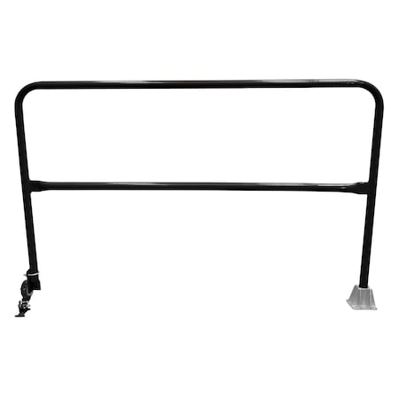Vestil Steel Dock Safety Swing Gate 6 Ft. Length Black SSG-6-BK