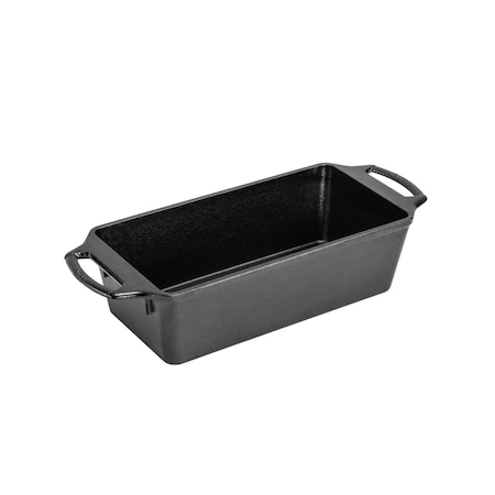 Lodge 10 x 5 Inch Seasoned Cast Iron Large Loaf Pan, 3PK BW10LP