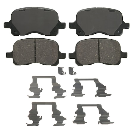 Wagner Brake QuickStop Front Disc Brake Pad Set Ceramic,  ZD741