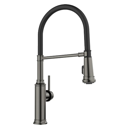 Blanco Empressa Semi-Pro 1.5 GPM, Satin Dark Steel 443264