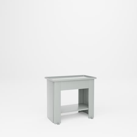 Pucel Drain Top Bench with Door, 36 in W x 20 in D x 35 in H, Gray CF-3635