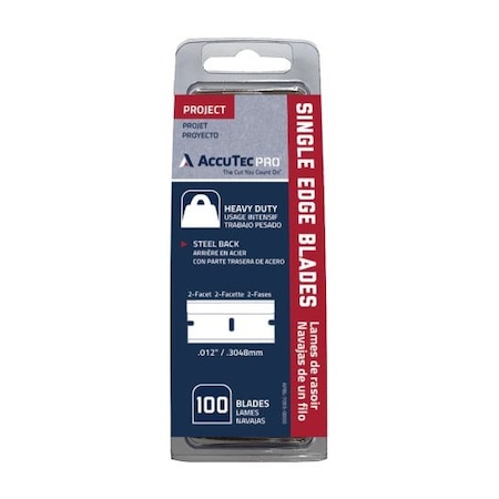 American Safety Razor #12 CARBON STEEL RAZOR BLADE, 100PK APBL-7055-0000