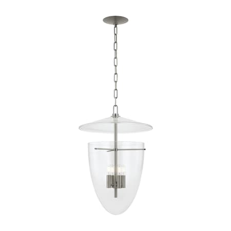 Troy Lighting Tully 17.75in wide 4 Light Lantern in Vintage Pewter F4418-VPT