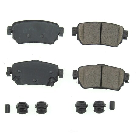 Powerstop Power Stop - Rear Z17 Low-Dust Ceramic Brake Pads with Hardware 17-1965