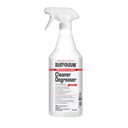 Rust-Oleum Professional Cleaners Cleaner/Degreaser, 32 Oz Trigger Spray Bottle, Liquid, 6 PK 352263