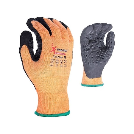 Task Gloves FIBSH, 18 AWG, BLK, MF NITRILE, PRICED, PK 12 VSP72670TC-XL