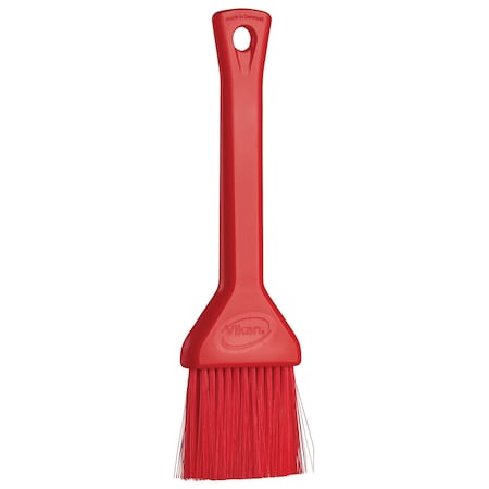 Vikan Pastry Brush, 7 3/4 in L, 2 in W, Red 5552504