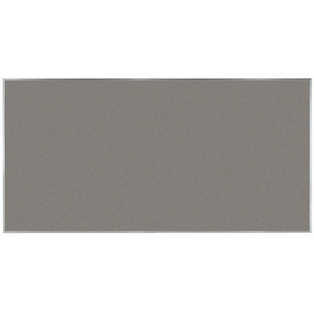 Aarco VIC Cork Bulletin Board w/ a Clear Satin Anodized Al Frame, Mushroom Medley 48''Hx96''W DW4896208