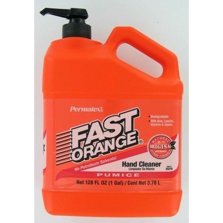 Permatex 1 Gallon Fast Orange Pumice Lotion Hand Cleaner 25219 686226252197