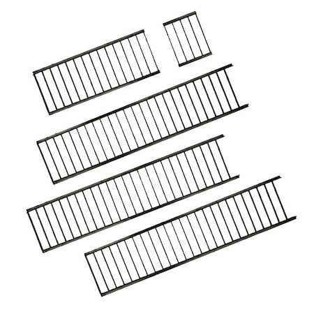Keystone Straight Blade Louver Kit for T Shape Series A Linear Arch Fixtures.  Louver compatible end caps sol KT-LALED-TA-LVR-2-KIT