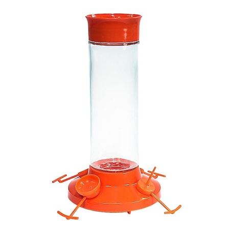 Perky-Pet Fruit Trio Nectar Feeder, 30 oz, Jelly, Nectar, Orange Slices, 4-Port/Perch 209BO-4