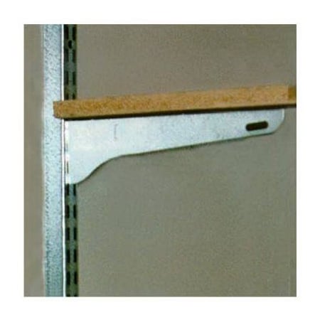 Knape & Vogt Bracket Shelf Sgl Stl 10In Wht BK-0101