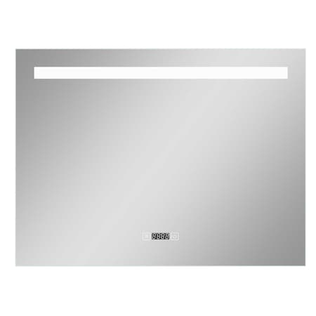 Homeroots 31" Clear Lighted Unframed Bathroom Vanity Mirror 564846