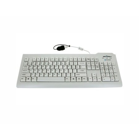Sealshield Seal Clean Glow' Waterproof Keyboard w/Key Lock SSWKSV207G