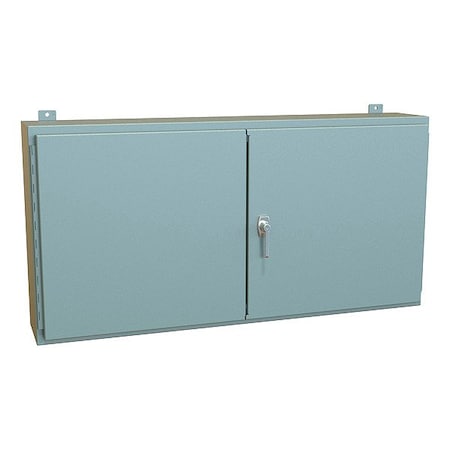 Hammond Handle Electrical Enclosure, 24 in H, 8 in D, 48 in W, 12, Steel 1422PW8