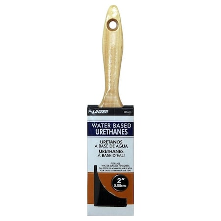 Linzer Water Based Urethane Brush, 2 in L Bristle HD 1126-0200