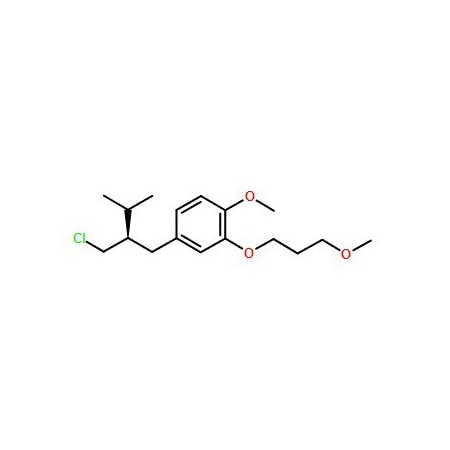 Ak Scientific 4-[(2R)-2-(Chloromethyl)-3-methylbutyl]-1-methoxy-2-(3-methoxypropoxy)benzene (25mg), CAS 324763-39 X0245-25mg