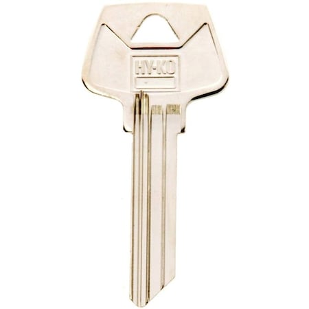 Hy-Ko Key Blank, Brass, Nickel, For: Sargent Cabinet, House Locks and Padlocks 11010S31
