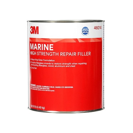 3M Marine Repair Filler, 1 gal, Can, Grayish Brown, Marine High Strength 00051131460140