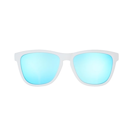 Goodr Unisex Sunglasses Sunglasses White Frame White Frame Unisex Blue Lens White Frame Unisex Polar G00585OG01