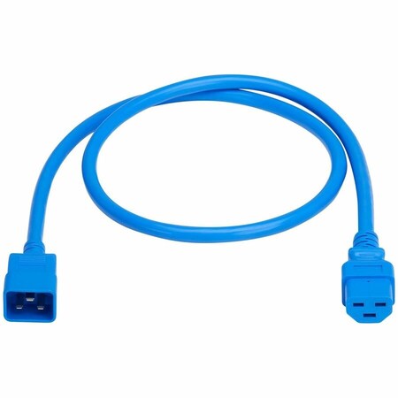 Eaton Power Cord, 3 ft, Blue, 20 A P035-003-ABL