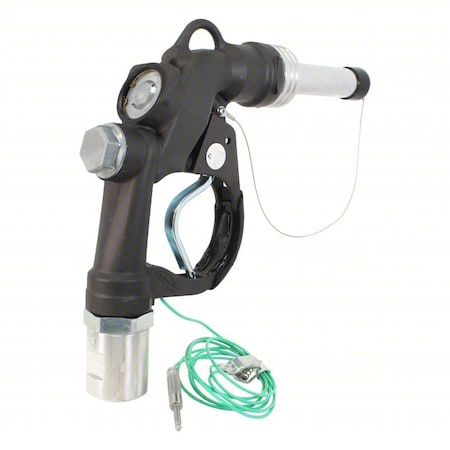 Husky AviationFuelNozzle, Black, 7inAlumSpout 13736218N