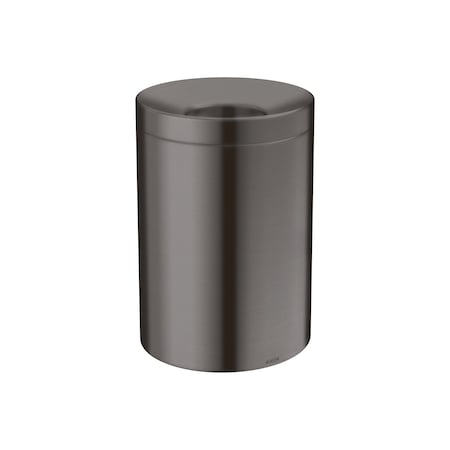 Axor Universal Circular Waste Bin in Brushed Black Chrome 42872340
