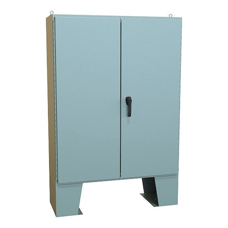 Hammond Handle Electrical Enclosure, 60 in H, 17 in D, 48 in W, 12, Steel 1422B16F
