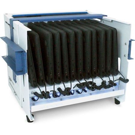 Jar Systems ESSENTIAL 12 USB-C CHARGING STATION BLUE CS-1210-USBC